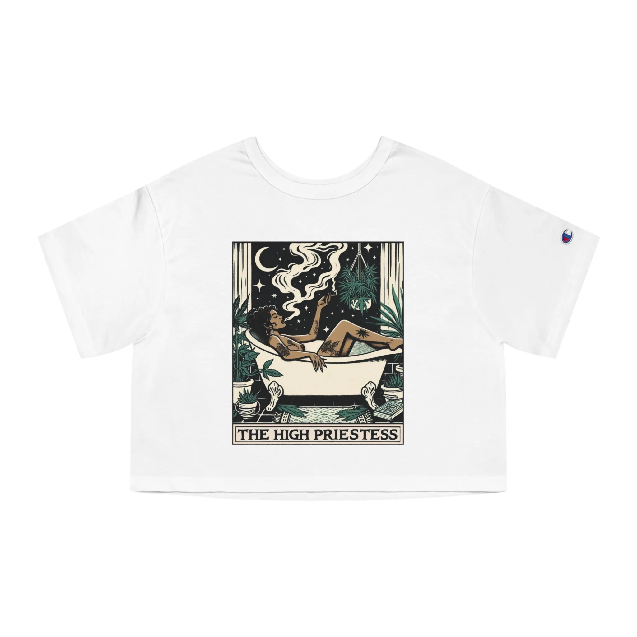 The High Priestess Goddess Heavyweight Crop Top