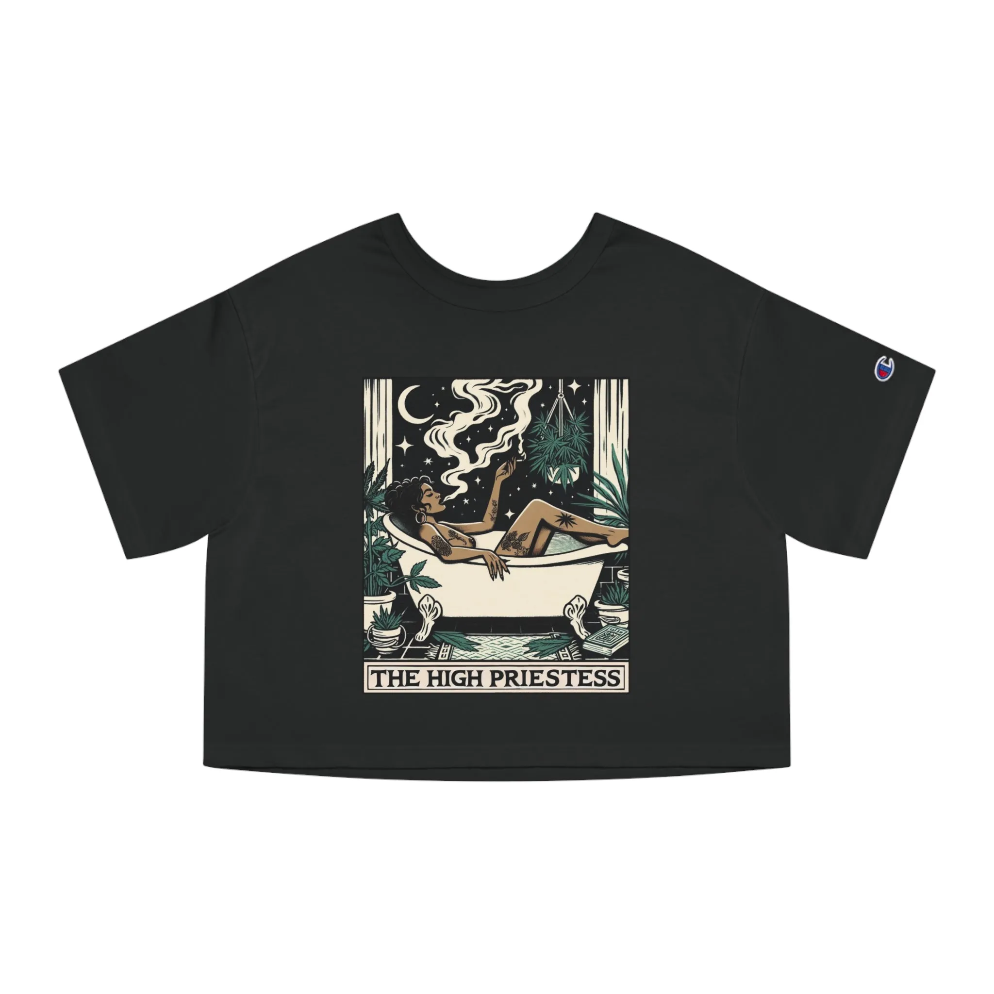 The High Priestess Goddess Heavyweight Crop Top