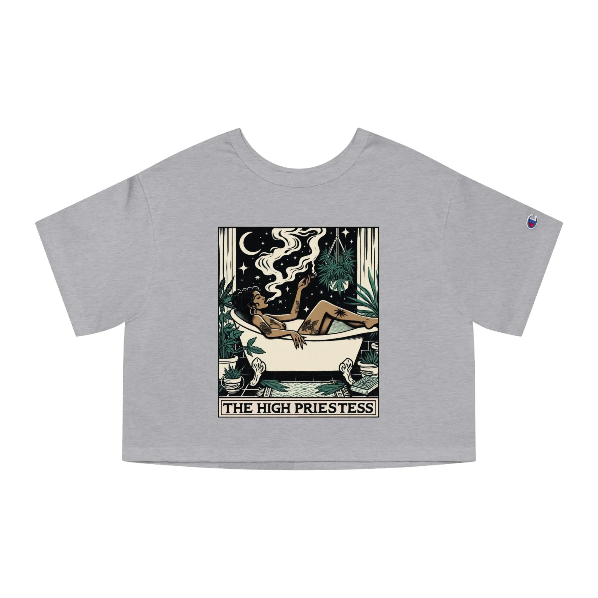 The High Priestess Goddess Heavyweight Crop Top