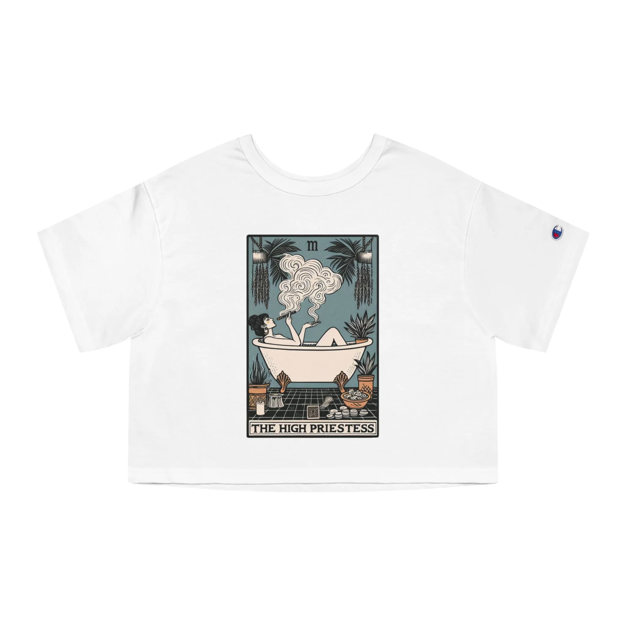 The High Priestess Heavyweight Crop Top