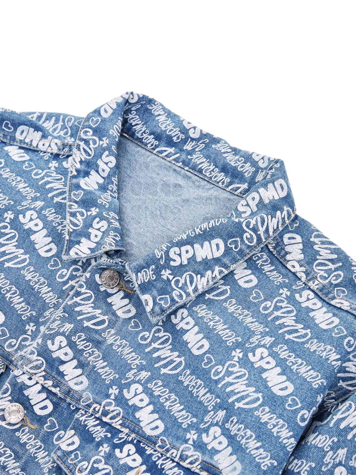 Thesupermade High Street Versatile Denim Suit - 1719