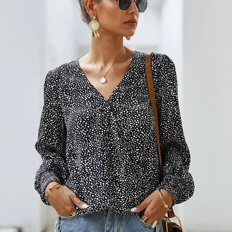 Trendy sexy long-sleeved T-shirt