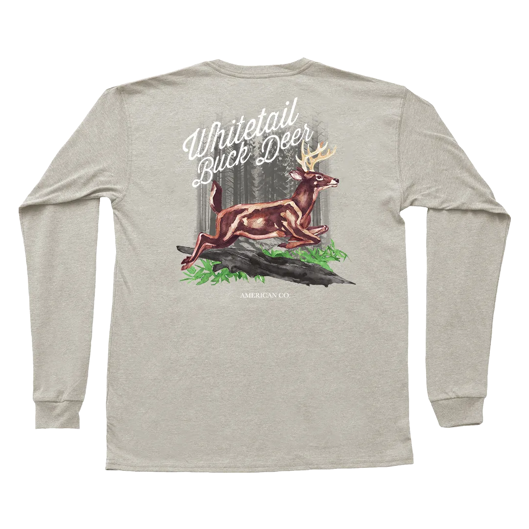 Whitetail Buck Deer Long Sleeve