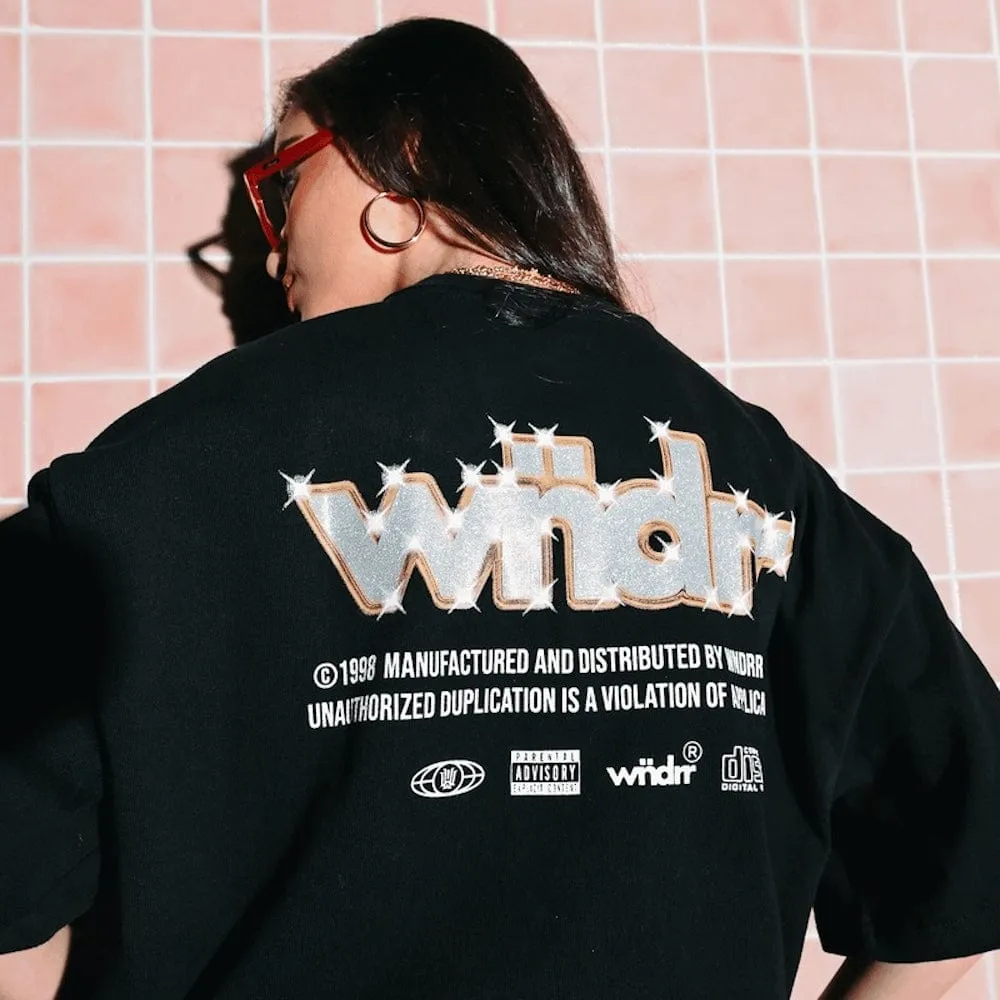 WNDRR Violation Heavy Weight Tee - Black