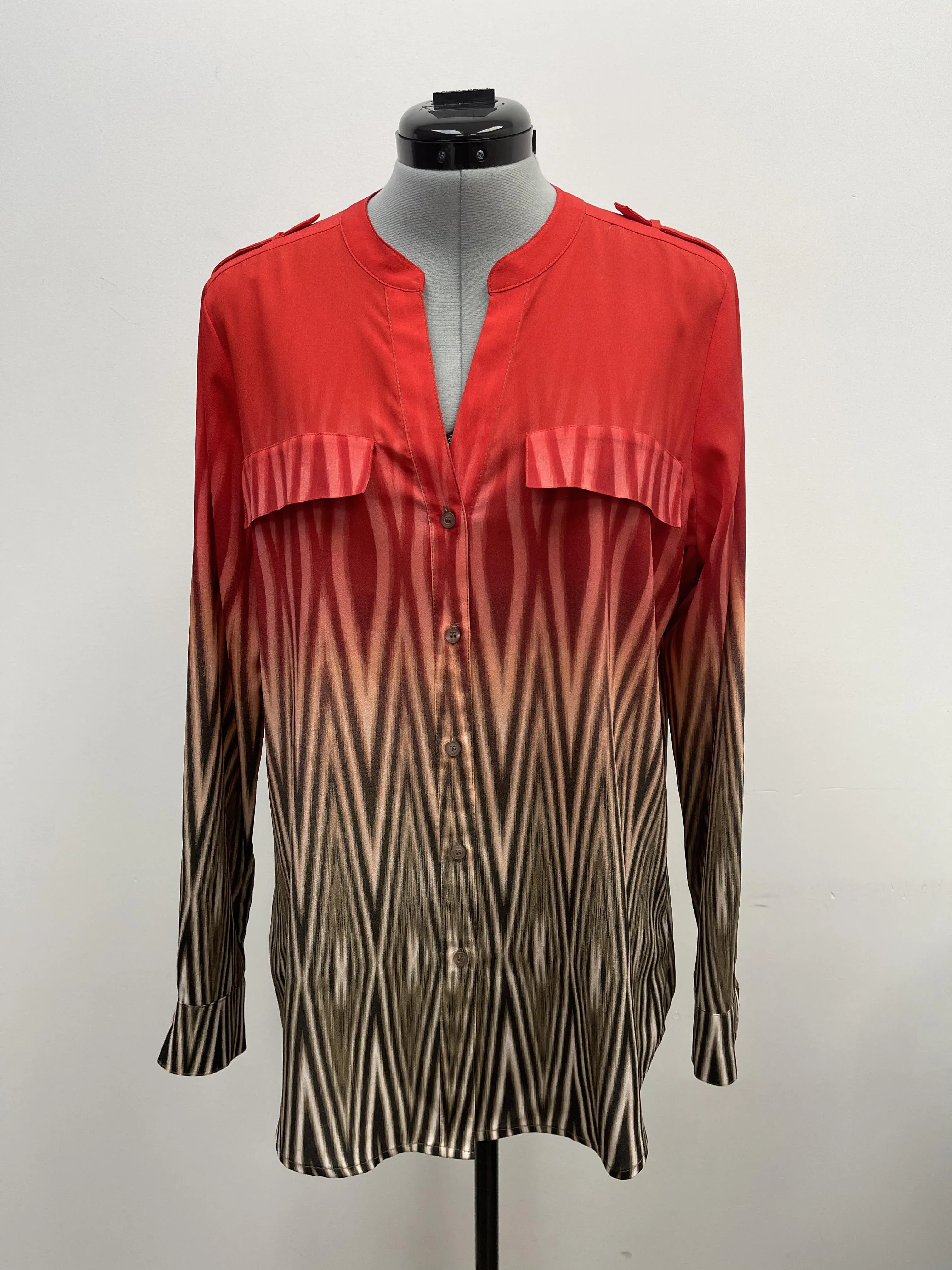 Women's Calvin Klein Long Sleeve Top, Medium