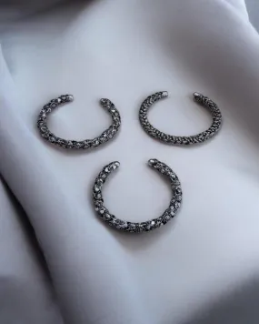 Zevarly Kaavya Combo Oxidized Bracelets