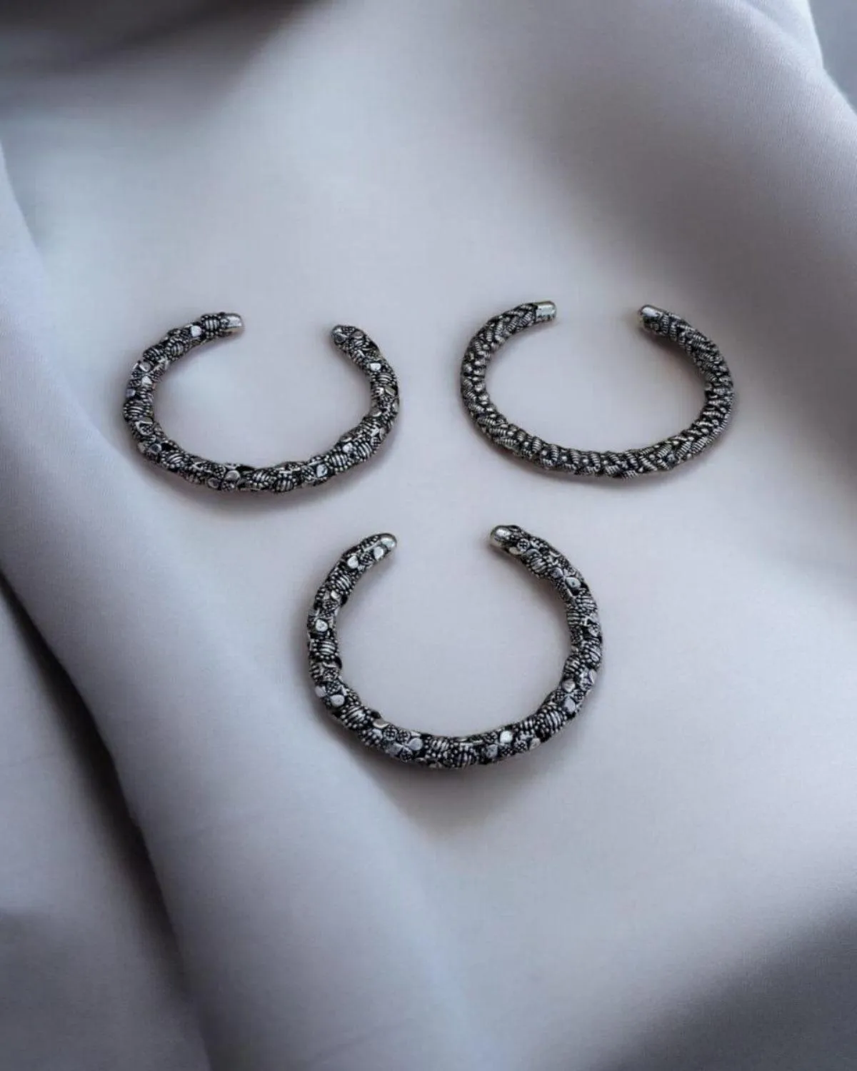 Zevarly Kaavya Combo Oxidized Bracelets